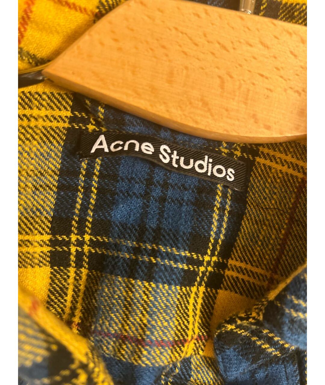 ACNE STUDIOS (VIP) Синяя хлопковая рубашка, фото 3
