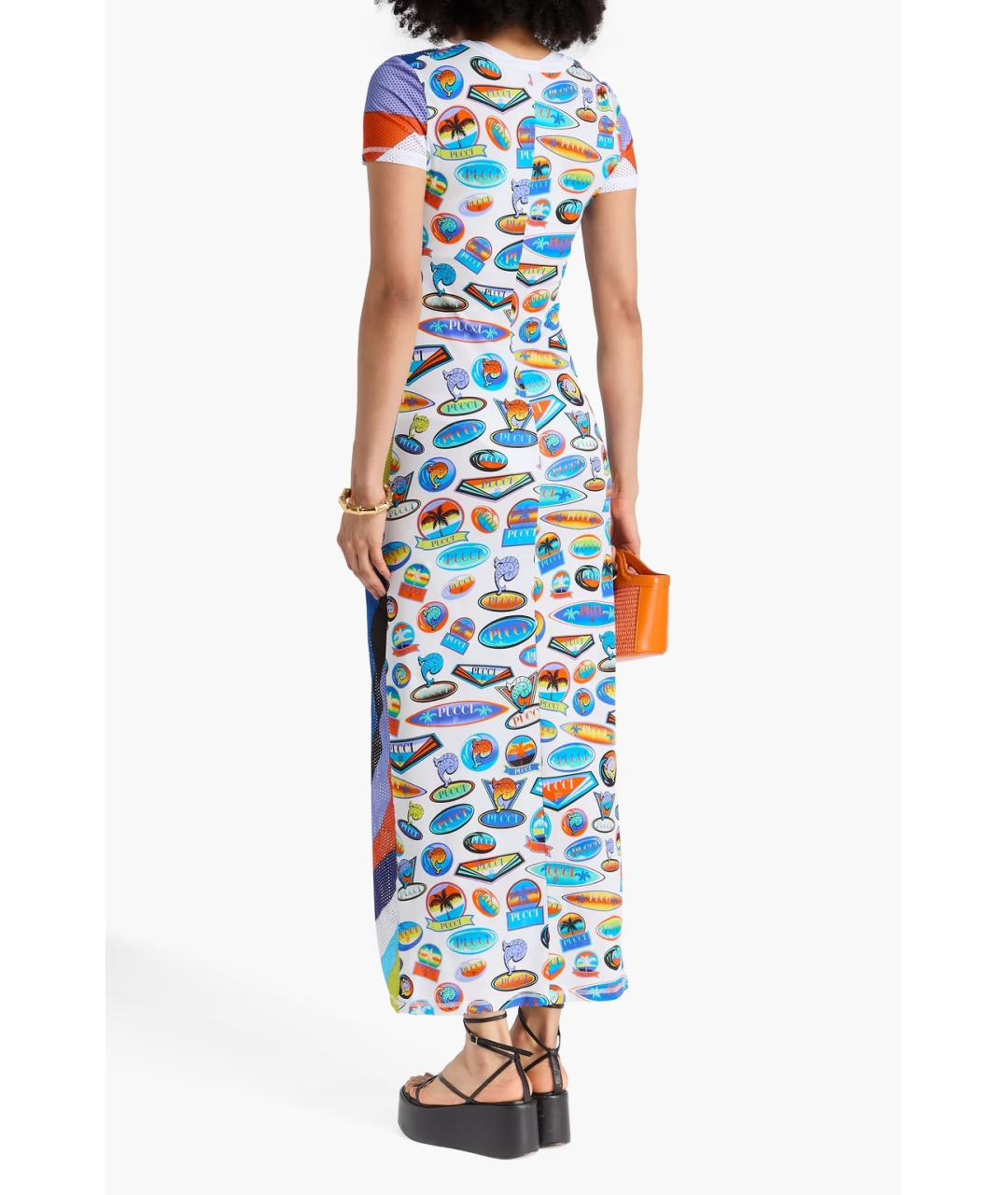 EMILIO PUCCI Мульти коктейльное платье, фото 3