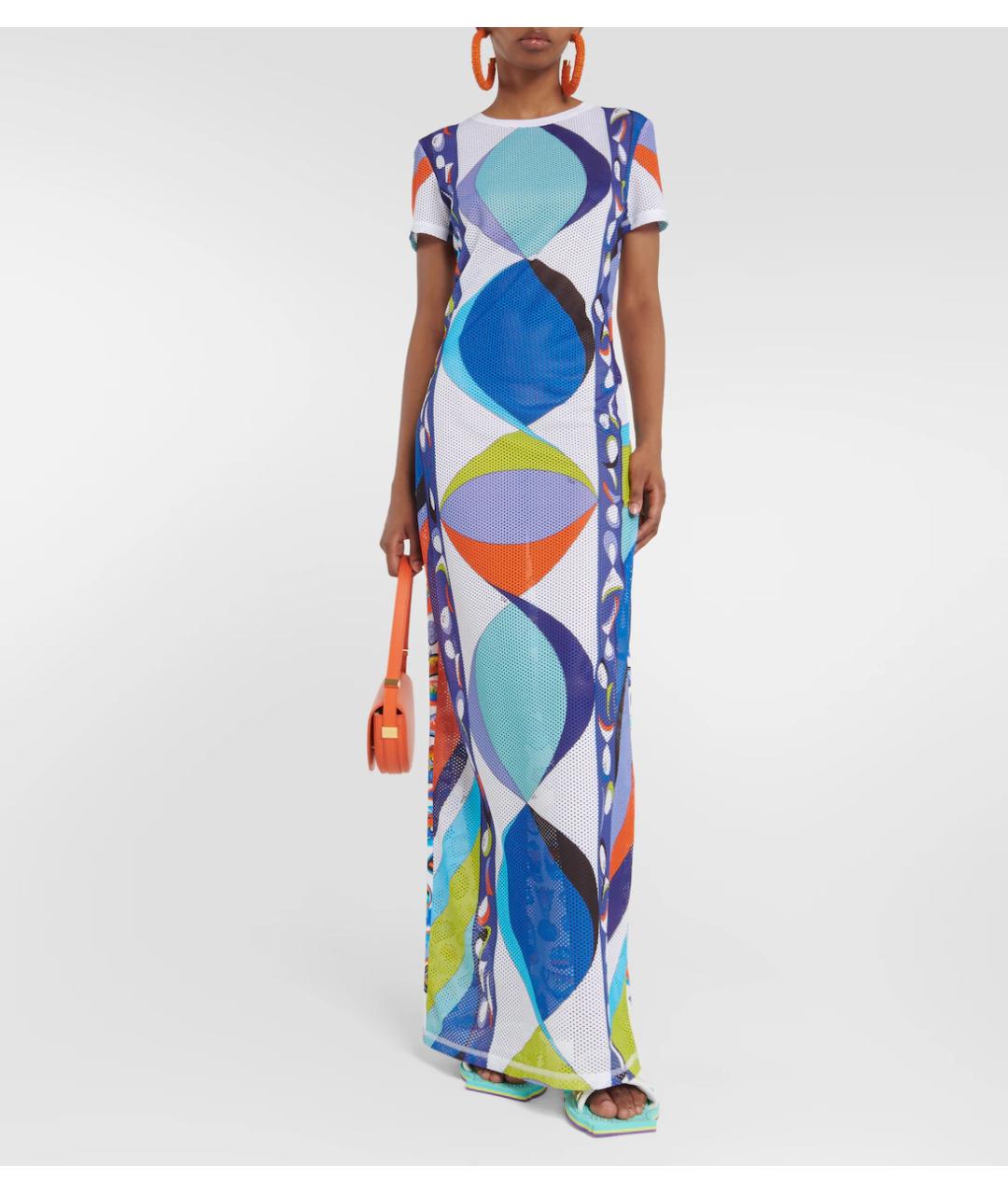 EMILIO PUCCI Мульти коктейльное платье, фото 4