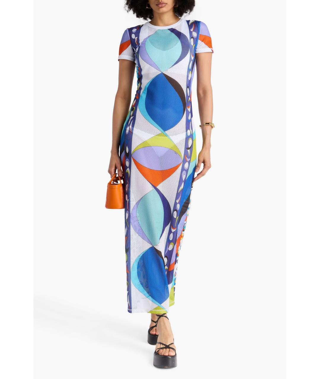 EMILIO PUCCI Мульти коктейльное платье, фото 2