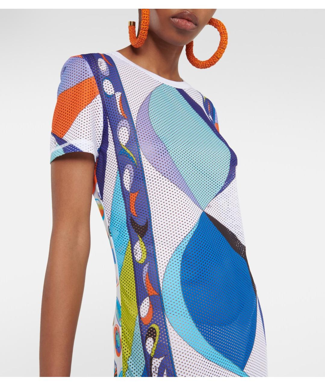 EMILIO PUCCI Мульти коктейльное платье, фото 5