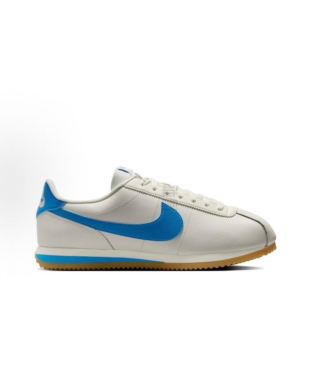 NIKE Белые кожаные низкие кроссовки / кеды, фото 2