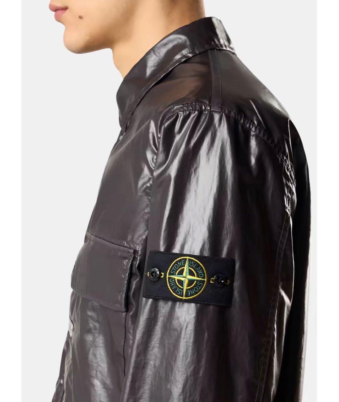 STONE ISLAND Бордовая куртка, фото 4