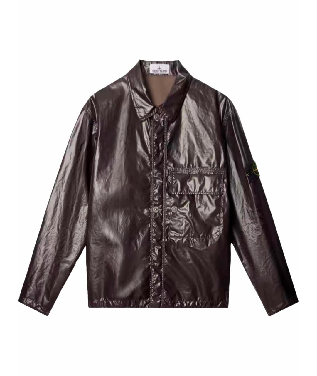 STONE ISLAND Бордовая куртка, фото 1