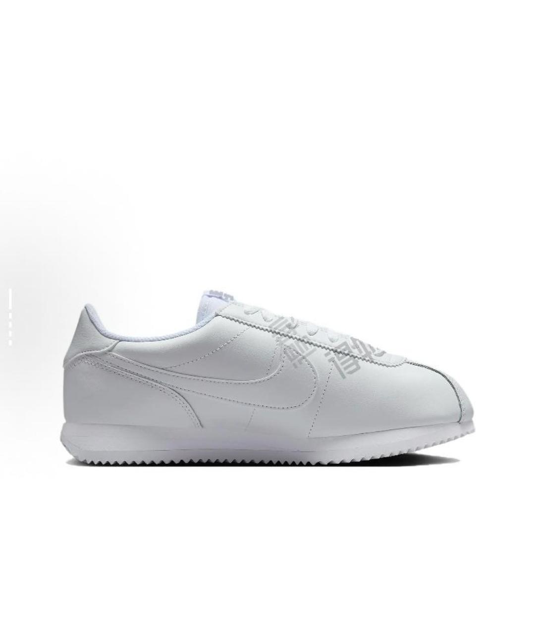 NIKE Белые кожаные низкие кроссовки / кеды, фото 2