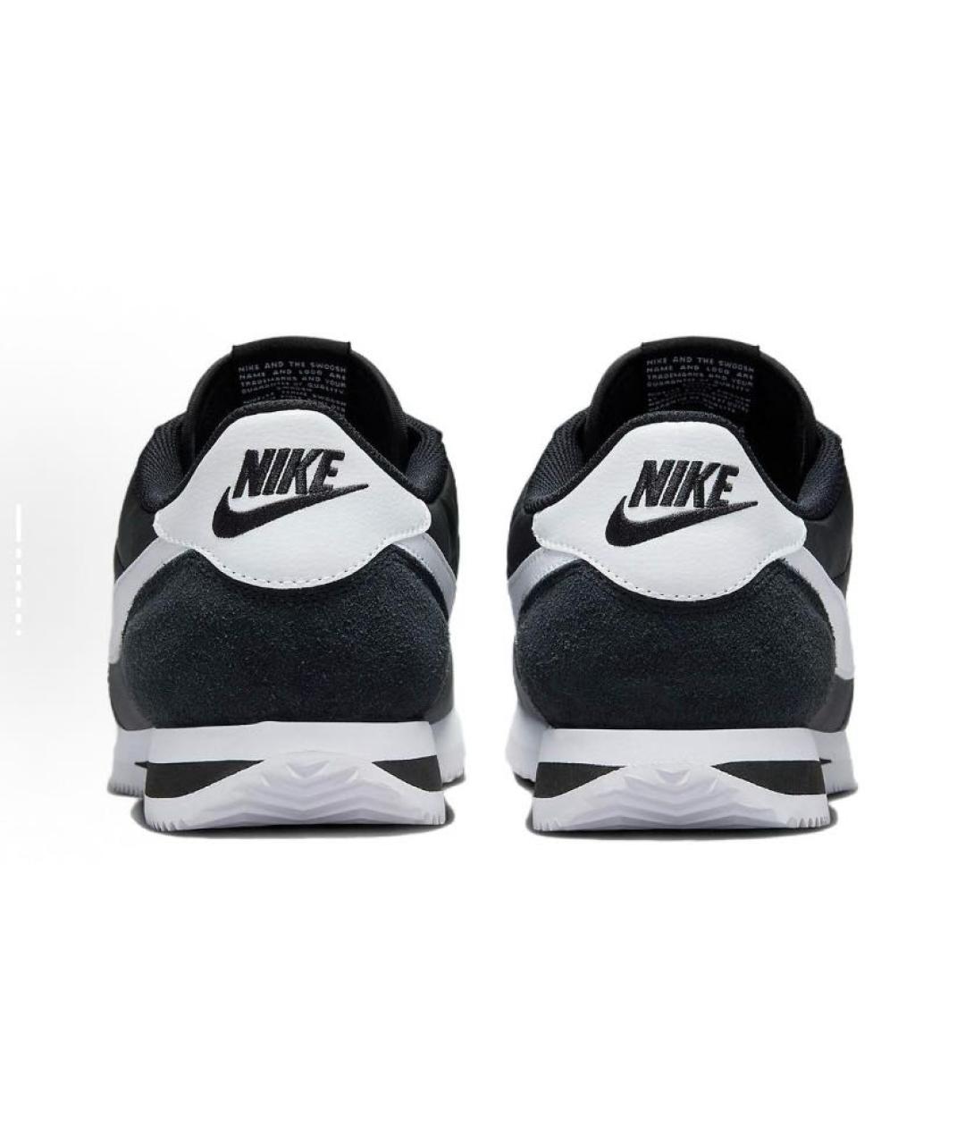 NIKE Черные текстильные низкие кроссовки / кеды, фото 5