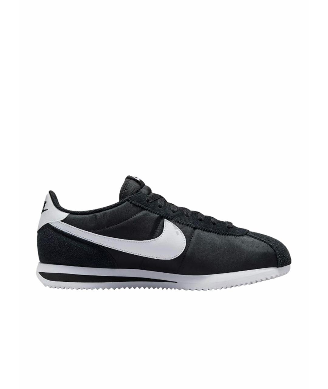 NIKE Черные текстильные низкие кроссовки / кеды, фото 1