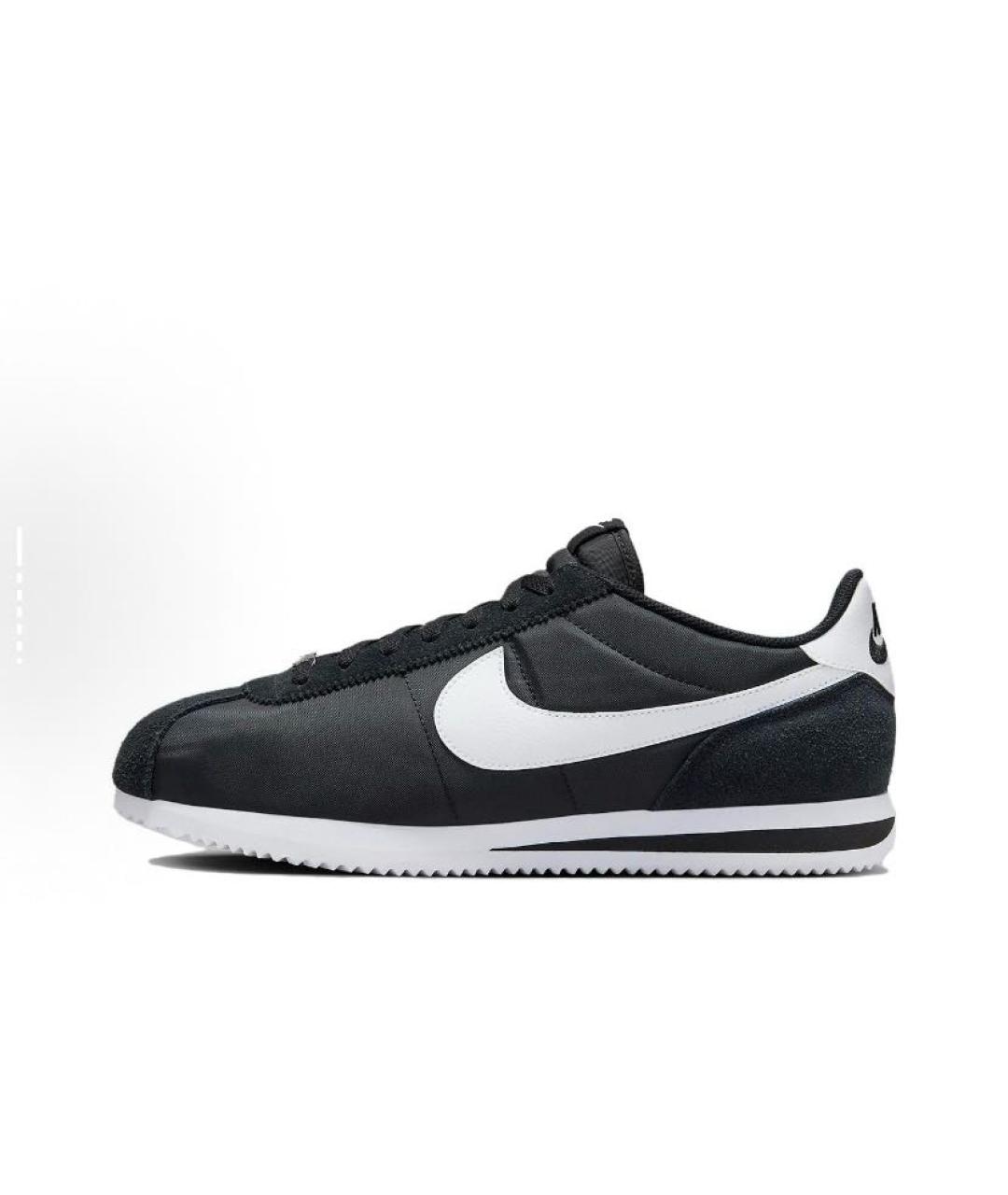 NIKE Черные текстильные низкие кроссовки / кеды, фото 2