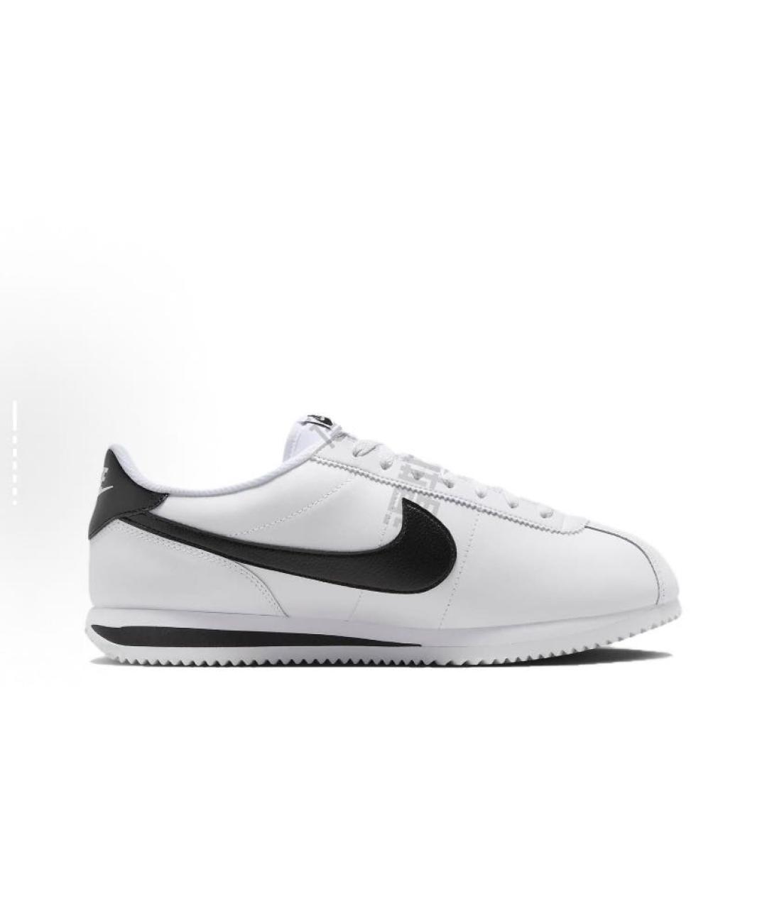 NIKE Белые кожаные низкие кроссовки / кеды, фото 2