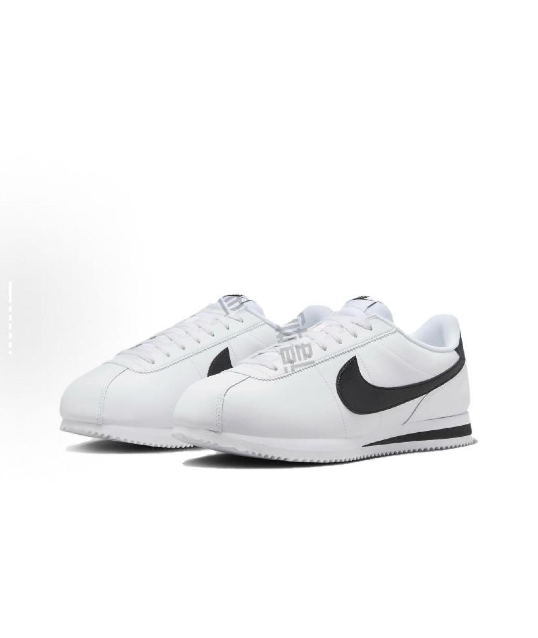 NIKE Белые кожаные низкие кроссовки / кеды, фото 3