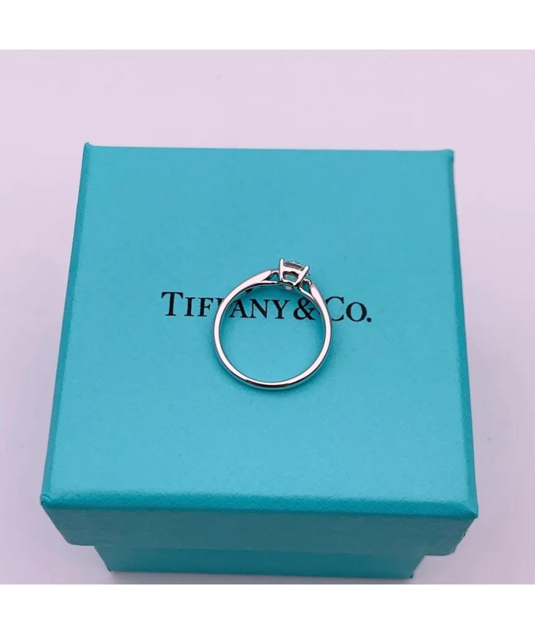 TIFFANY&CO Серебряное платиновое кольцо, фото 2