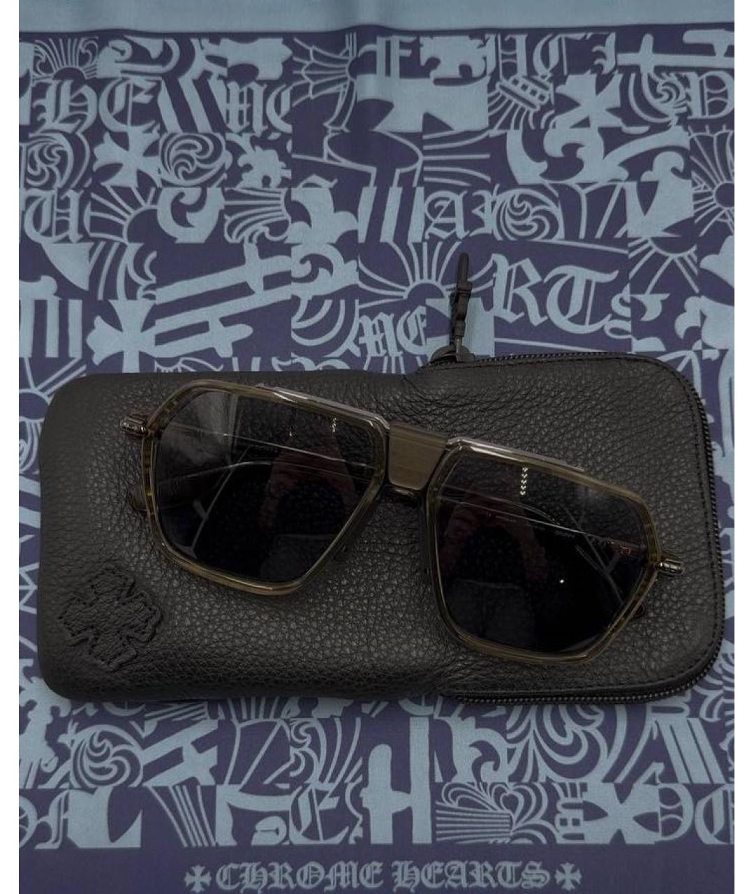 CHROME HEARTS Антрацитовые солнцезащитные очки, фото 4