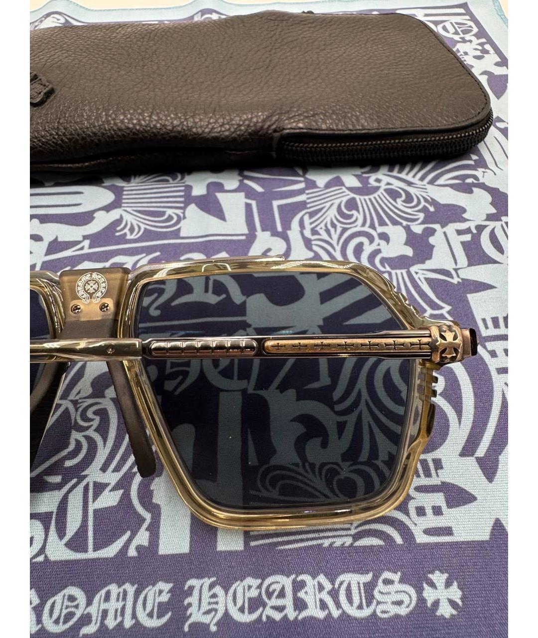 CHROME HEARTS Антрацитовые солнцезащитные очки, фото 6