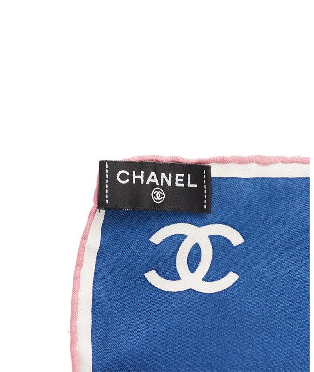 CHANEL Мульти шелковый платок, фото 3