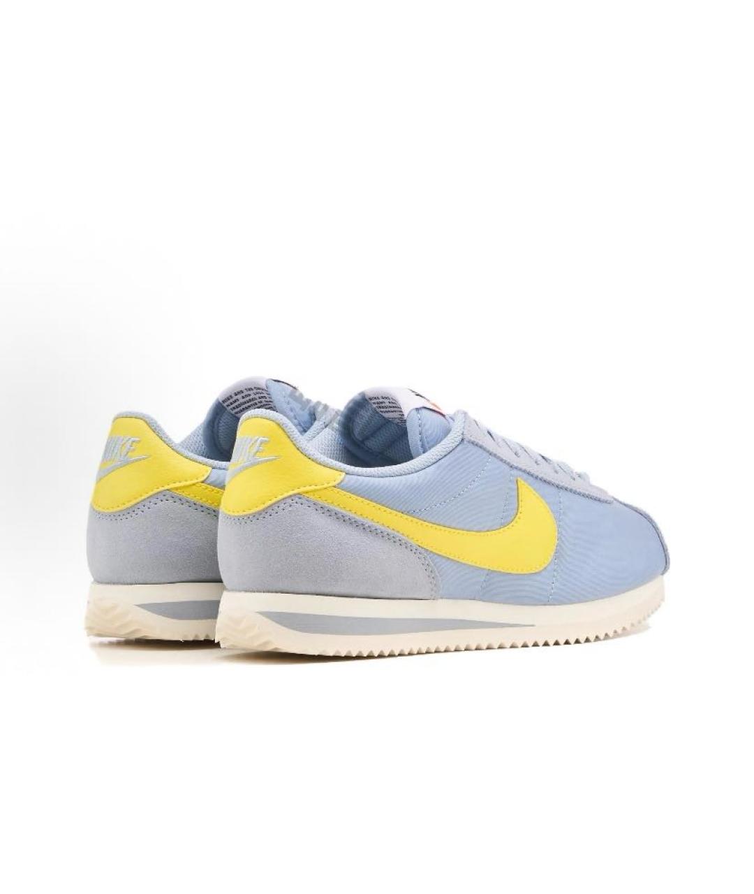 NIKE Голубые текстильные низкие кроссовки / кеды, фото 3
