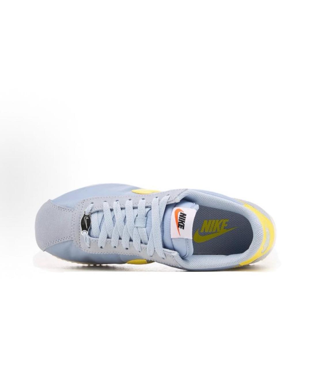 NIKE Голубые текстильные низкие кроссовки / кеды, фото 4