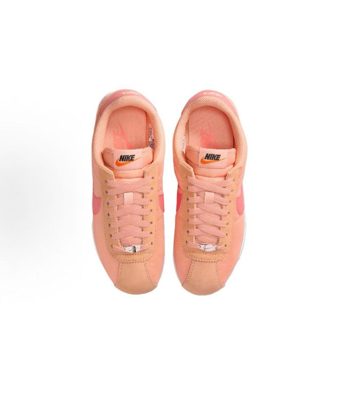 NIKE Коралловые текстильные низкие кроссовки / кеды, фото 4