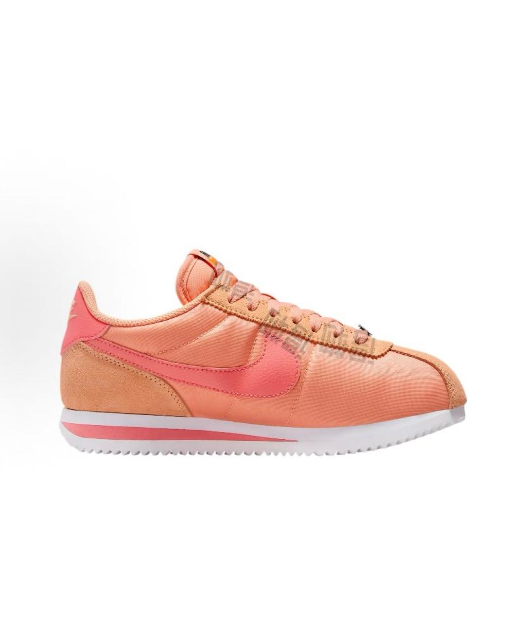 NIKE Коралловые текстильные низкие кроссовки / кеды, фото 2