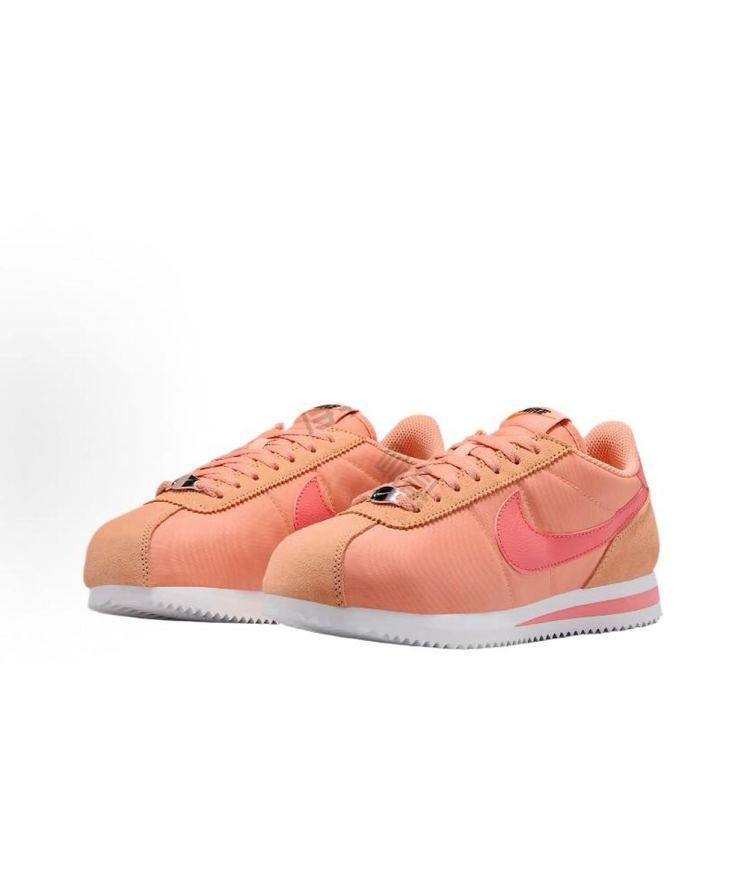 NIKE Коралловые текстильные низкие кроссовки / кеды, фото 3