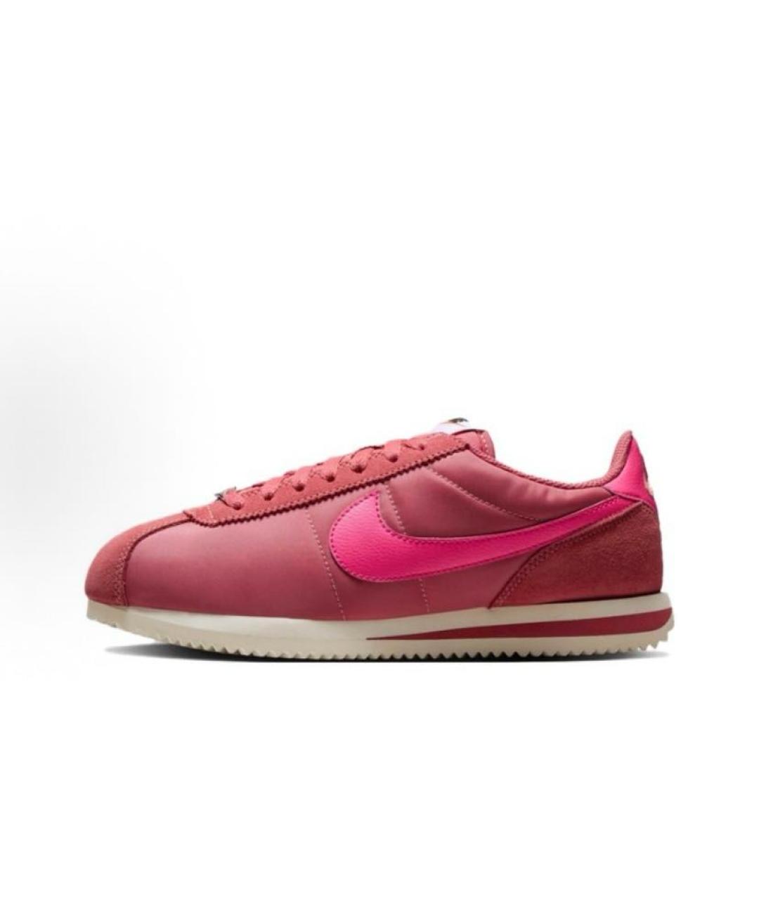 NIKE Красные текстильные низкие кроссовки / кеды, фото 2