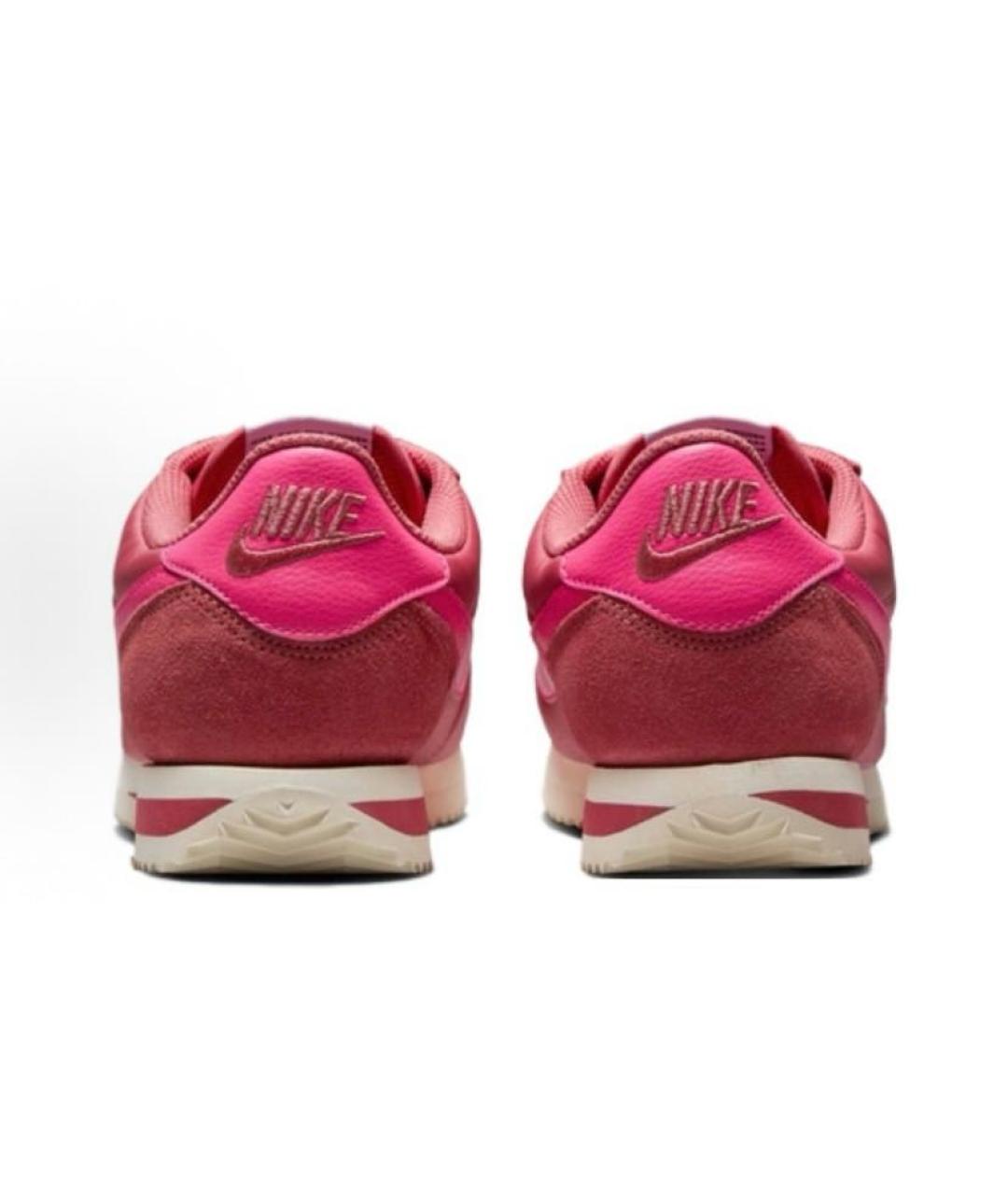 NIKE Красные текстильные низкие кроссовки / кеды, фото 4