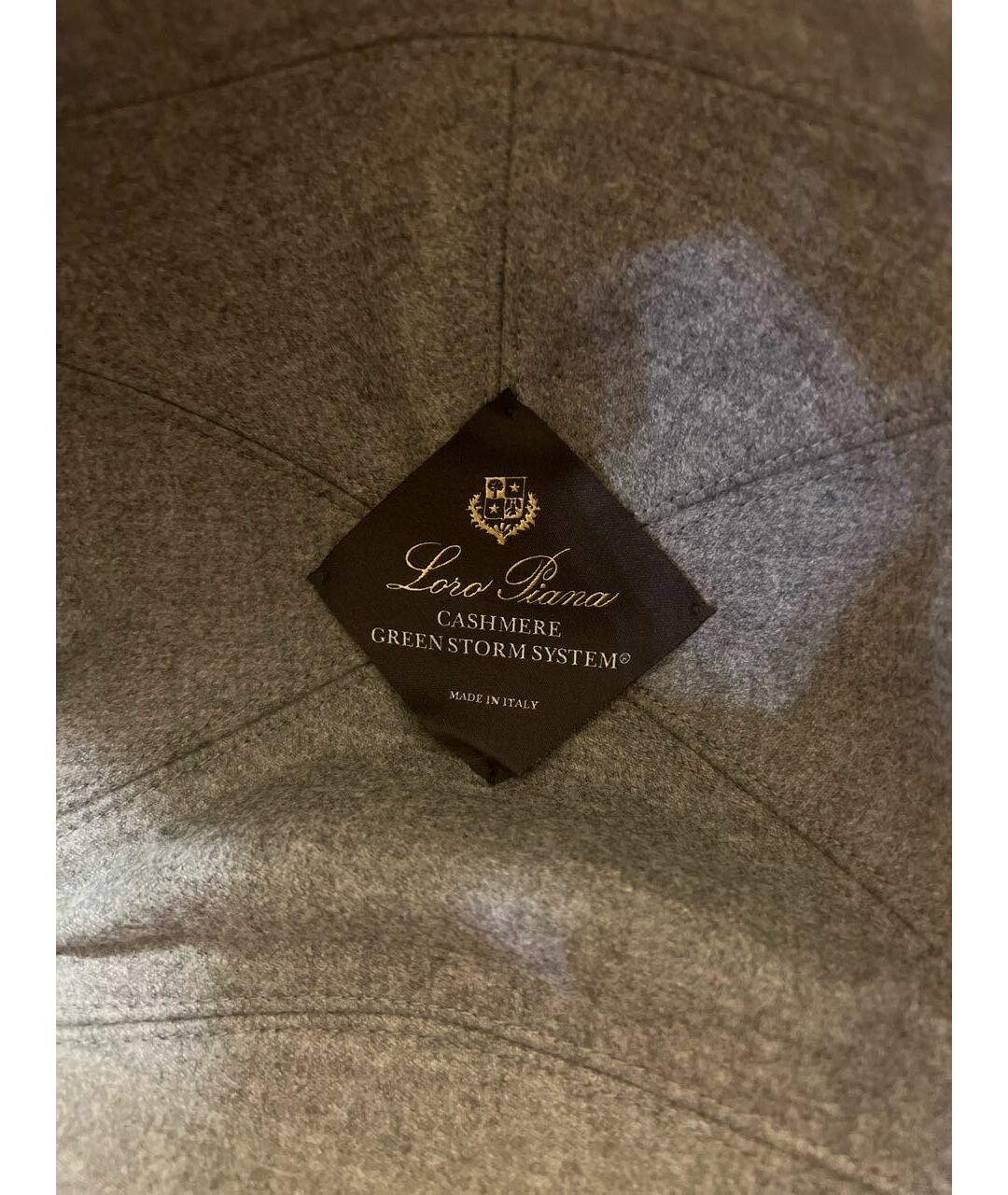 LORO PIANA Бежевая кашемировая кепка, фото 3