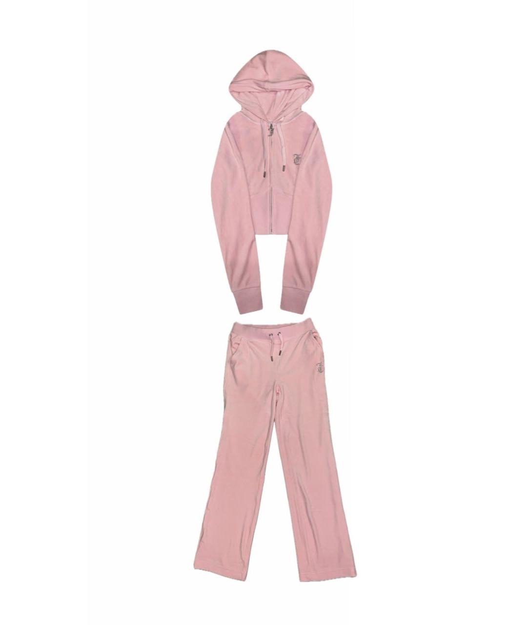 JUICY COUTURE Розовый полиэстеровый спортивные костюмы, фото 8