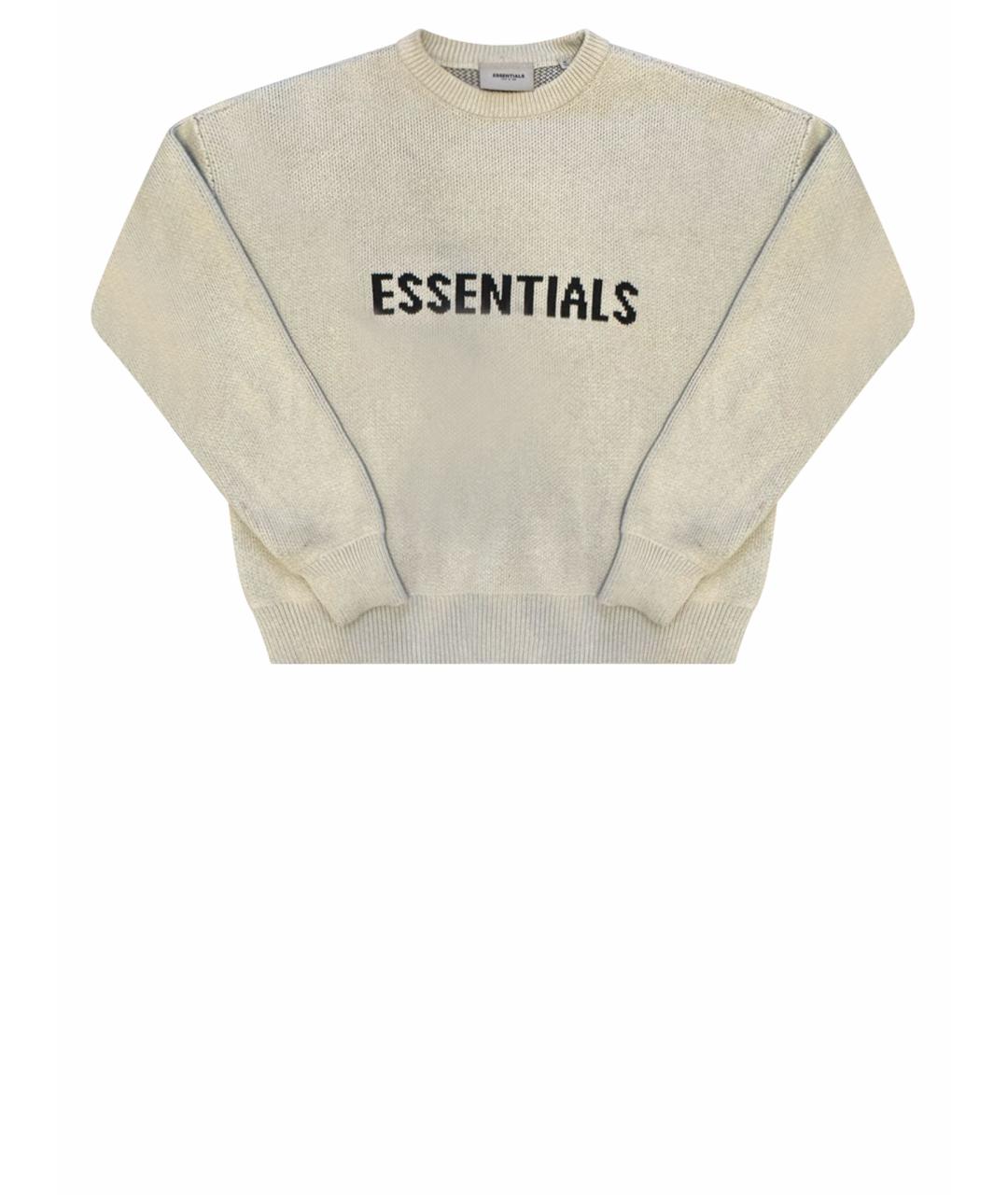 FEAR OF GOD ESSENTIALS Голубой хлопко-эластановый джемпер / свитер, фото 1