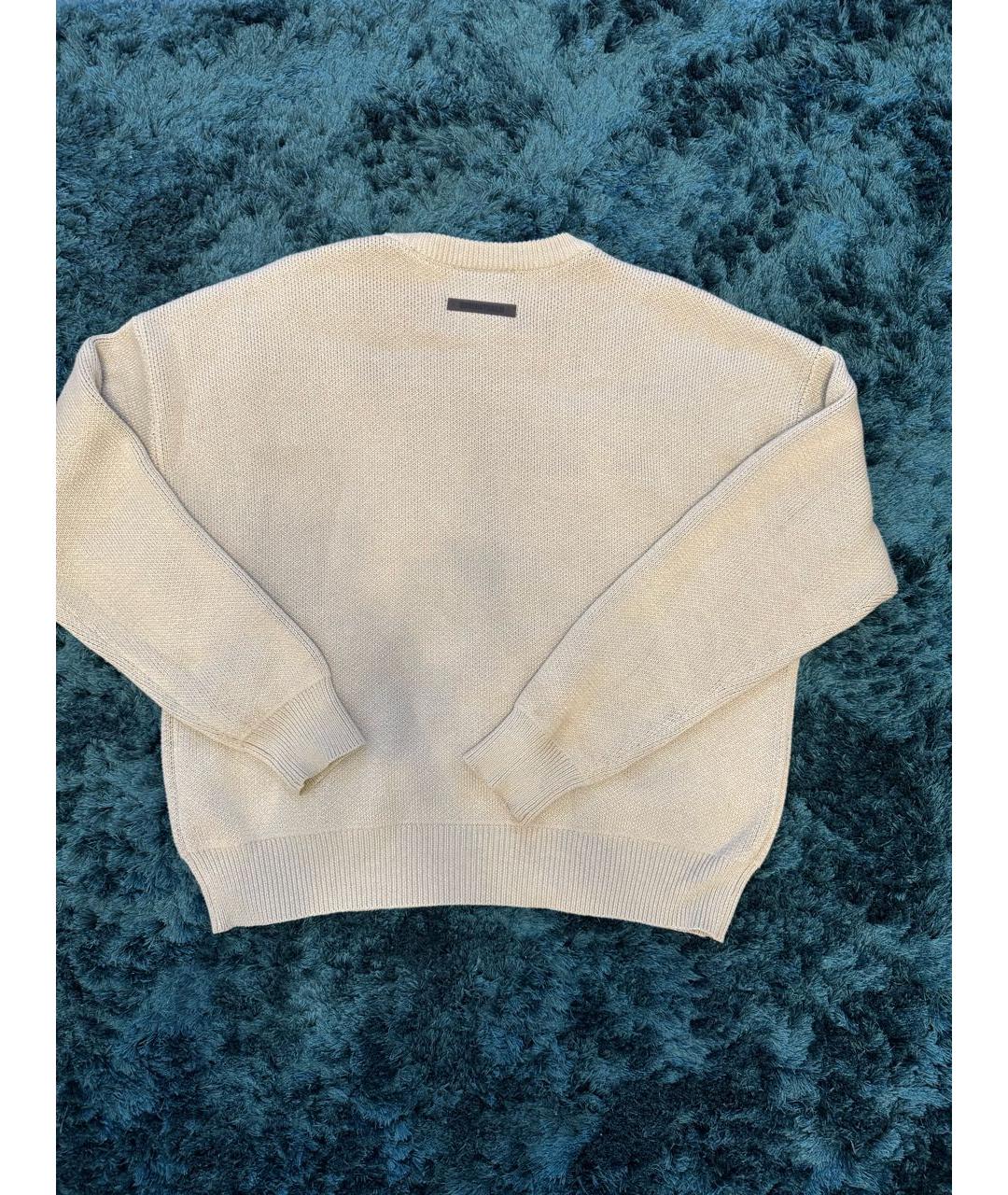 FEAR OF GOD ESSENTIALS Голубой хлопко-эластановый джемпер / свитер, фото 2