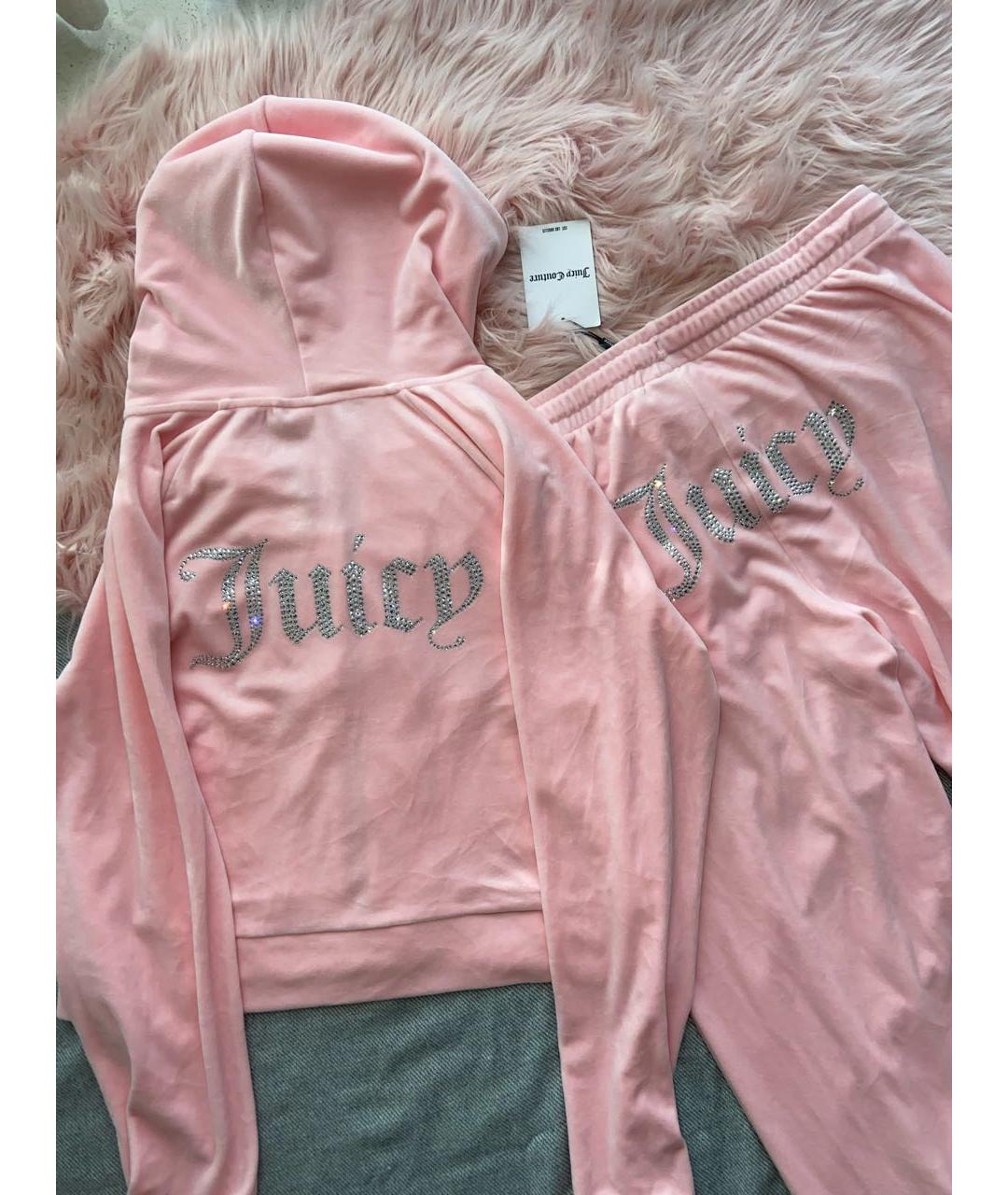 JUICY COUTURE Розовый полиэстеровый спортивные костюмы, фото 2
