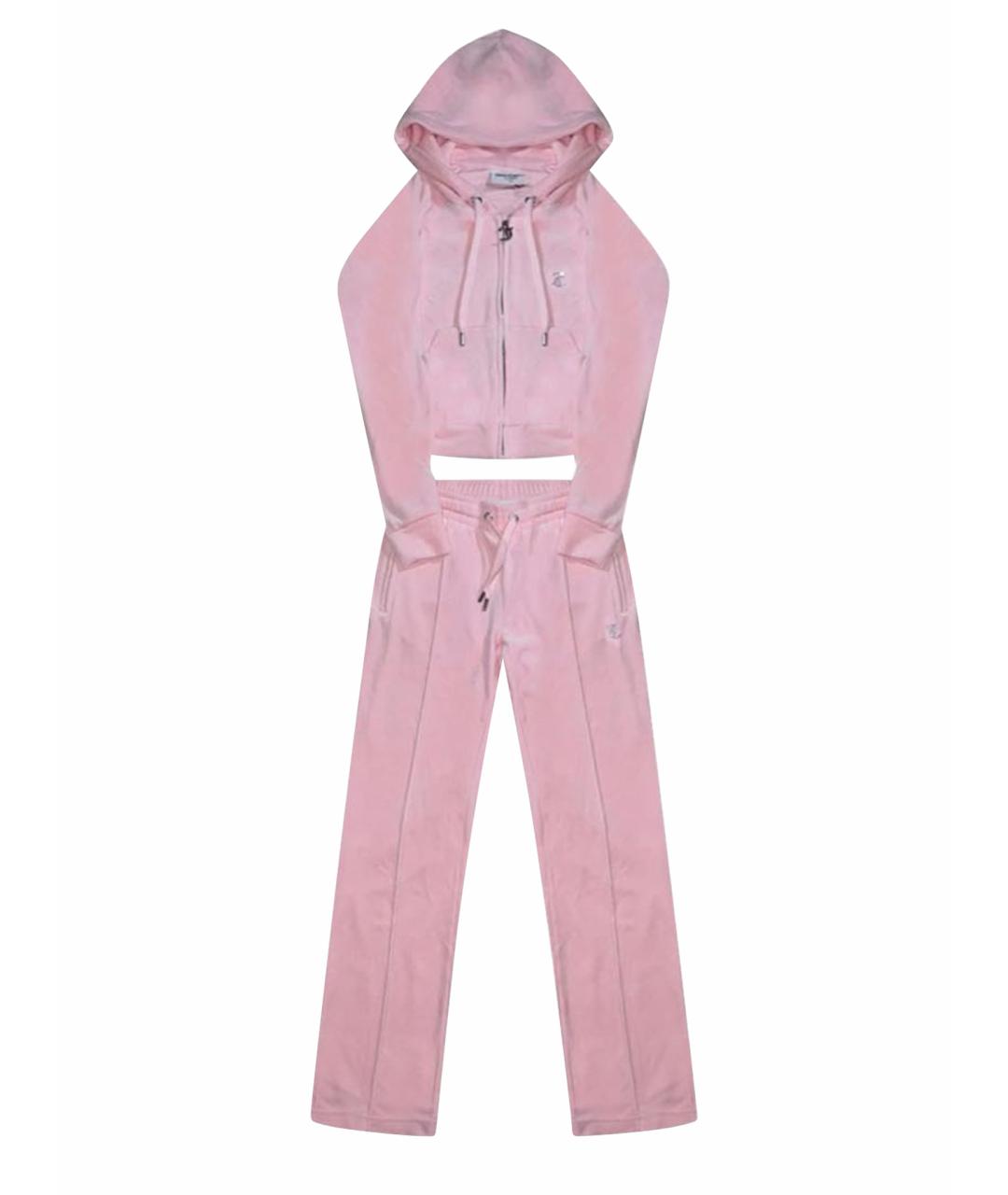 JUICY COUTURE Розовый полиэстеровый спортивные костюмы, фото 1