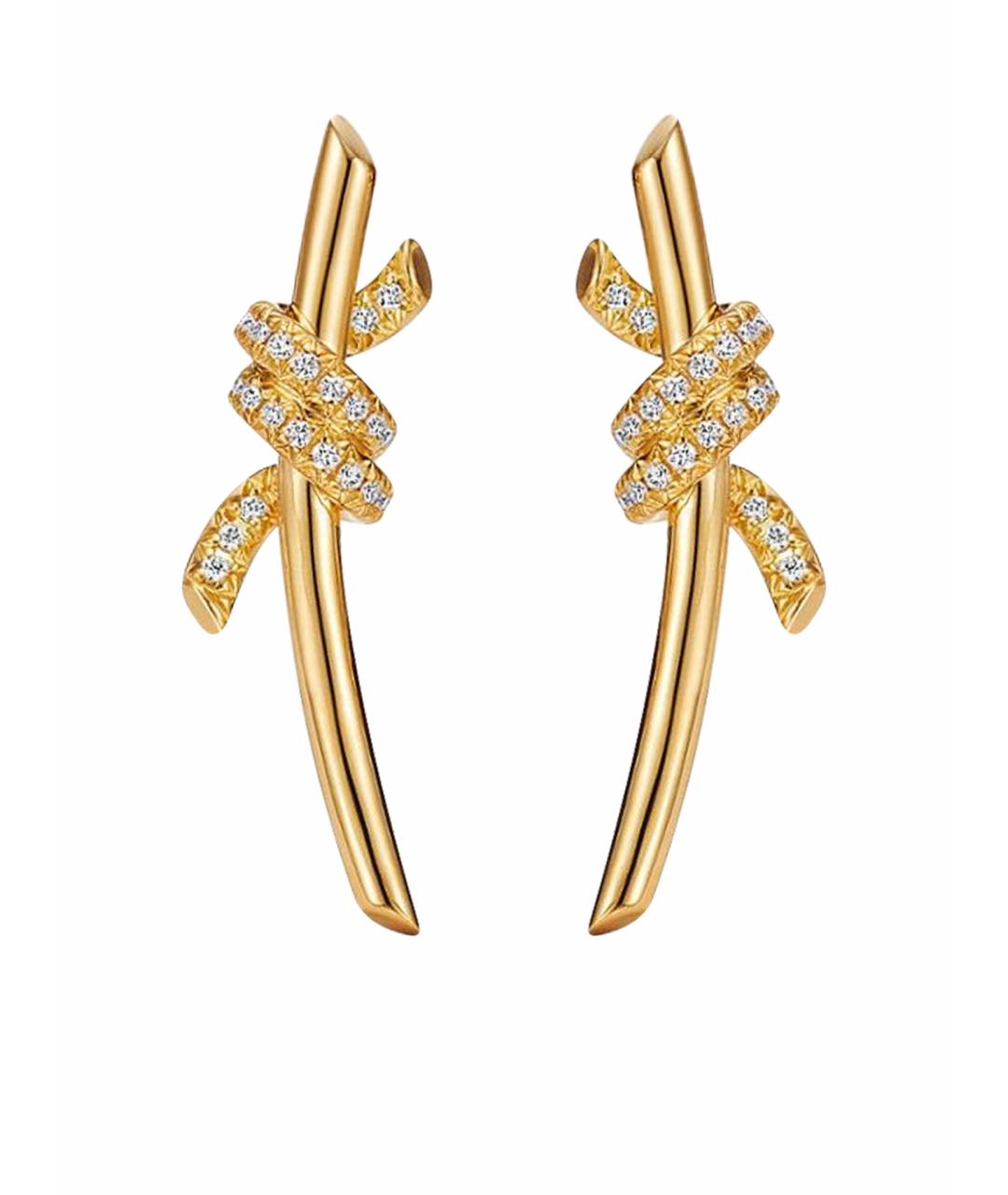 TIFFANY&CO Золотые серьги из желтого золота, фото 1