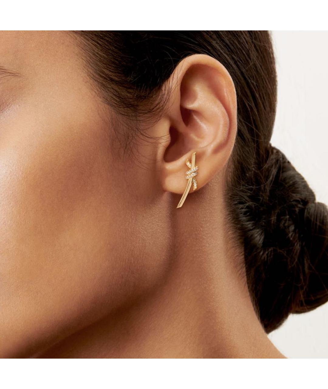 TIFFANY&CO Золотые серьги из желтого золота, фото 2