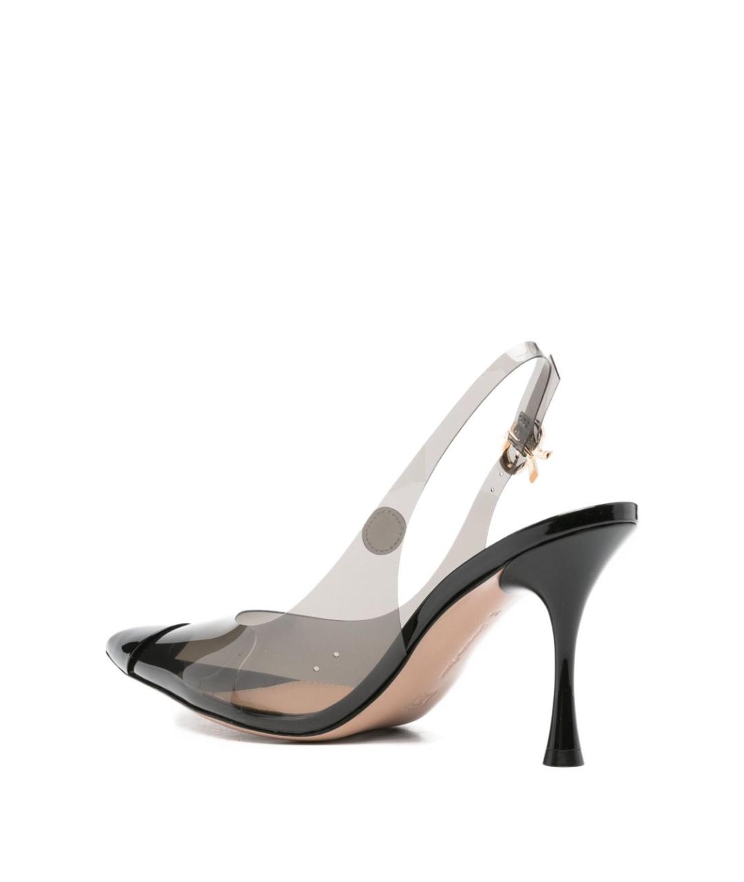 GIANVITO ROSSI Черные кожаные туфли, фото 4