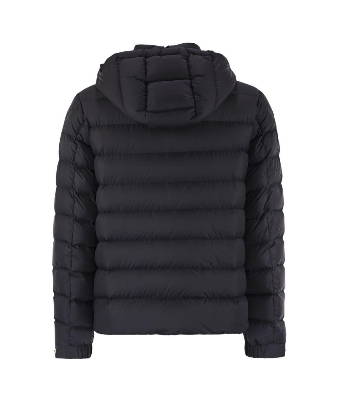MONCLER Темно-синяя полиэстеровая куртка, фото 2