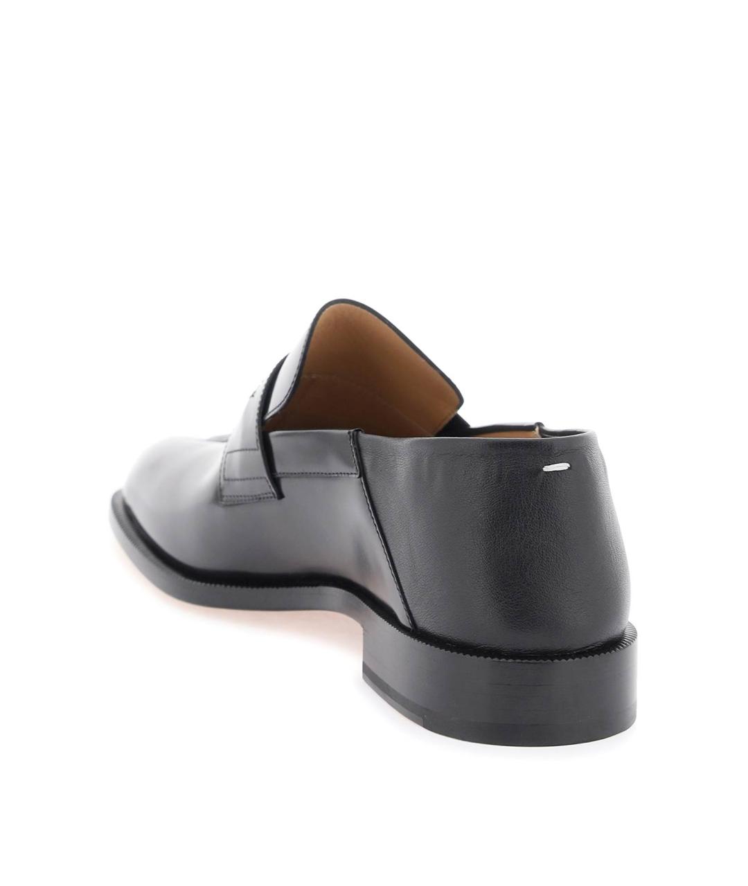 MAISON MARGIELA Черные кожаные лоферы, фото 4