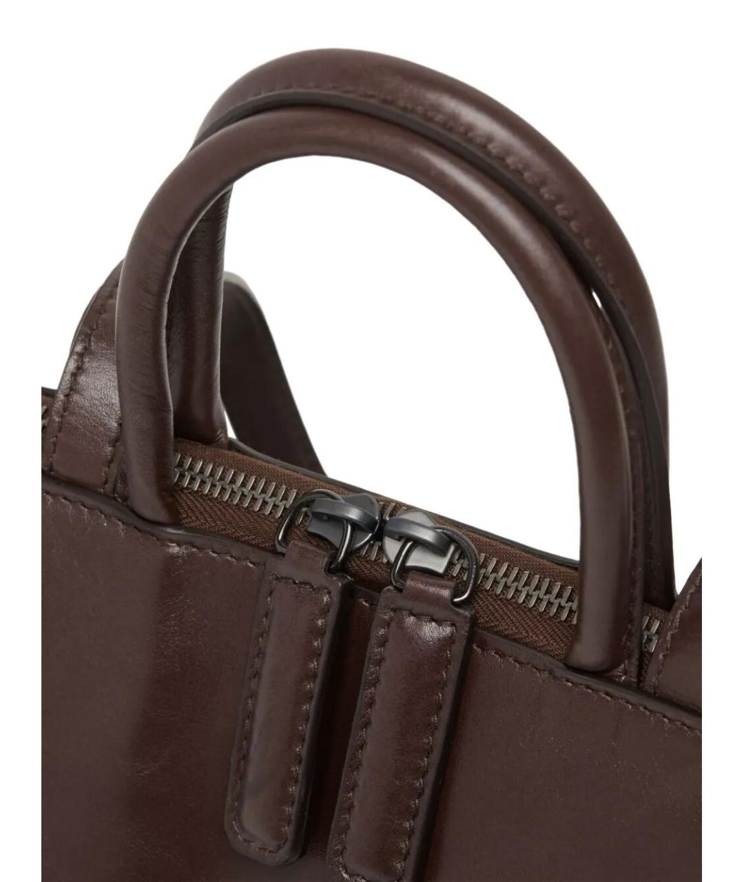 MARSELL Коричневая кожаная сумка тоут, фото 3