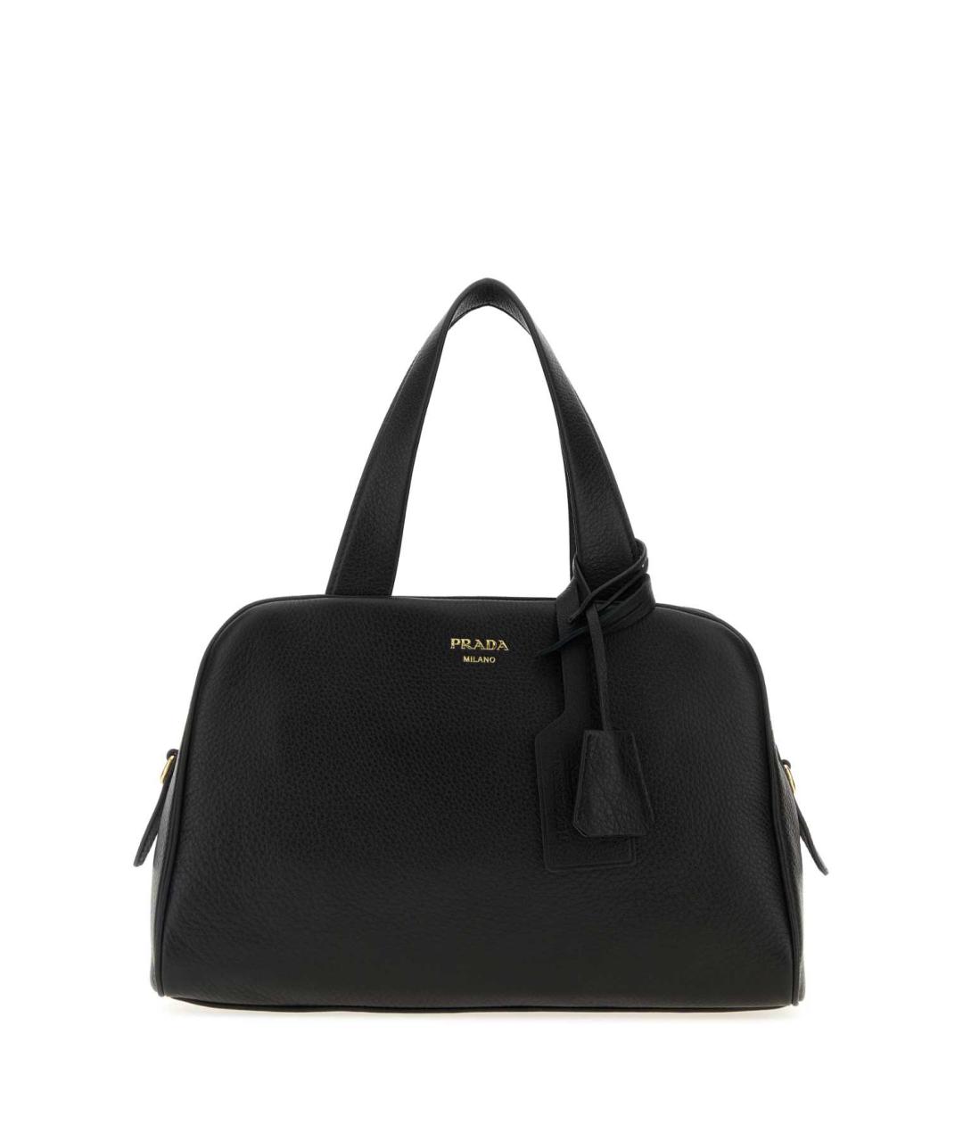 PRADA Черная кожаная сумка тоут, фото 1