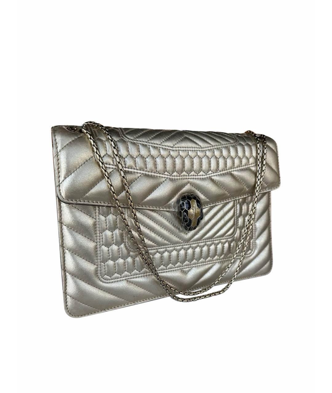 BVLGARI Желтая кожаная сумка тоут, фото 1
