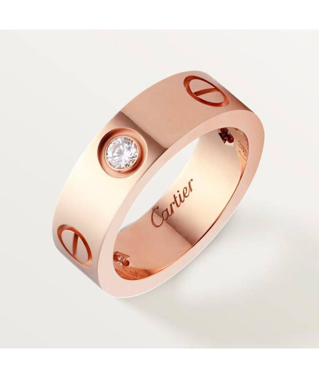 CARTIER Золотое кольцо из розового золота, фото 8