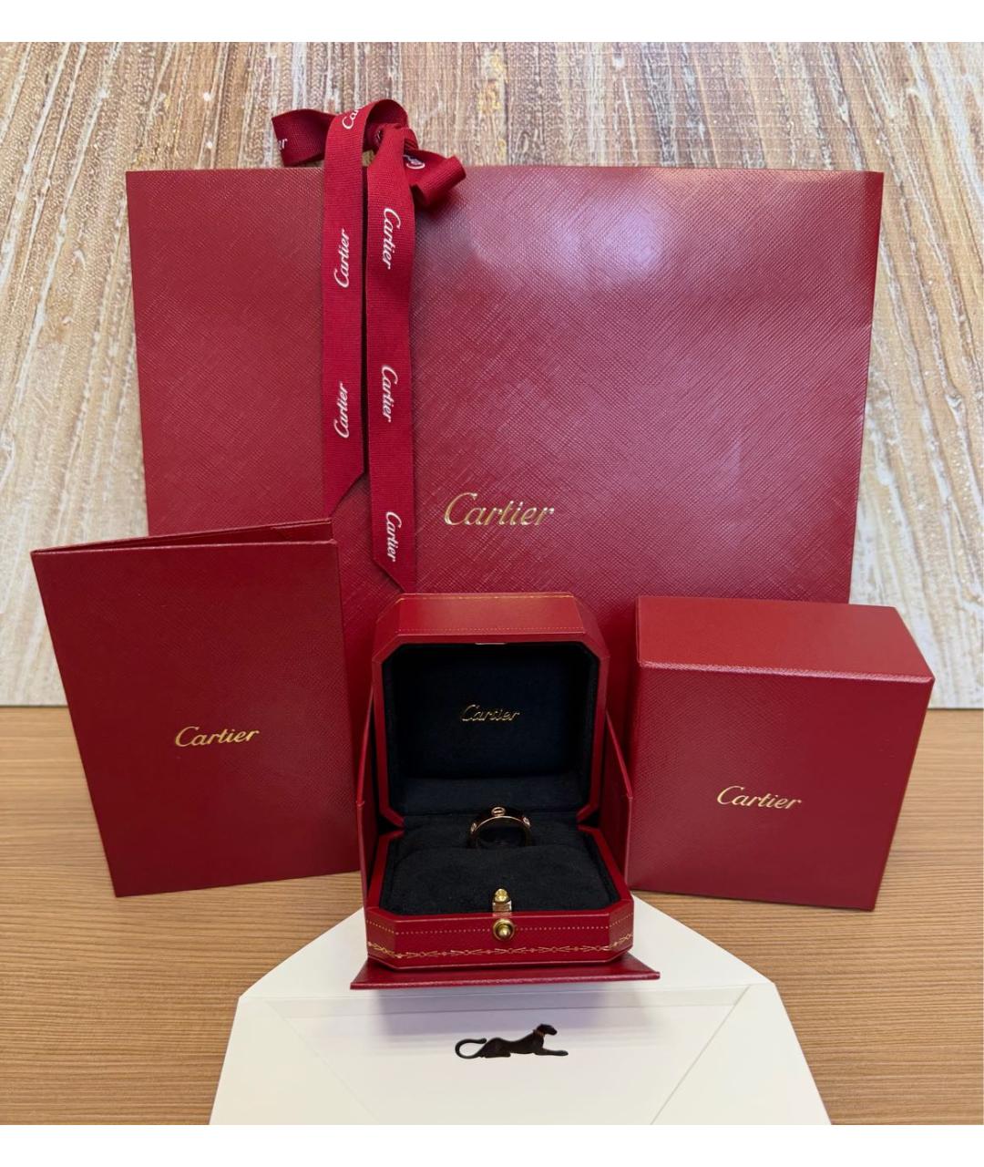 CARTIER Золотое кольцо из розового золота, фото 3