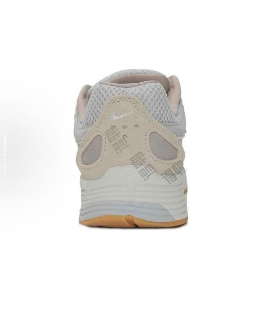 NIKE Бежевые текстильные низкие кроссовки / кеды, фото 3