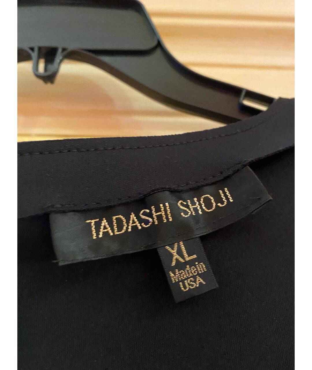 TADASHI SHOJI Черное коктейльное платье, фото 4