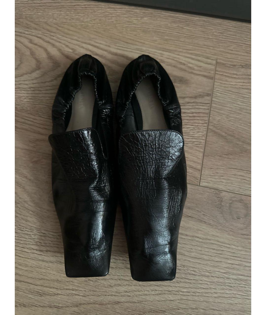 BOTTEGA VENETA Черные кожаные лоферы, фото 3