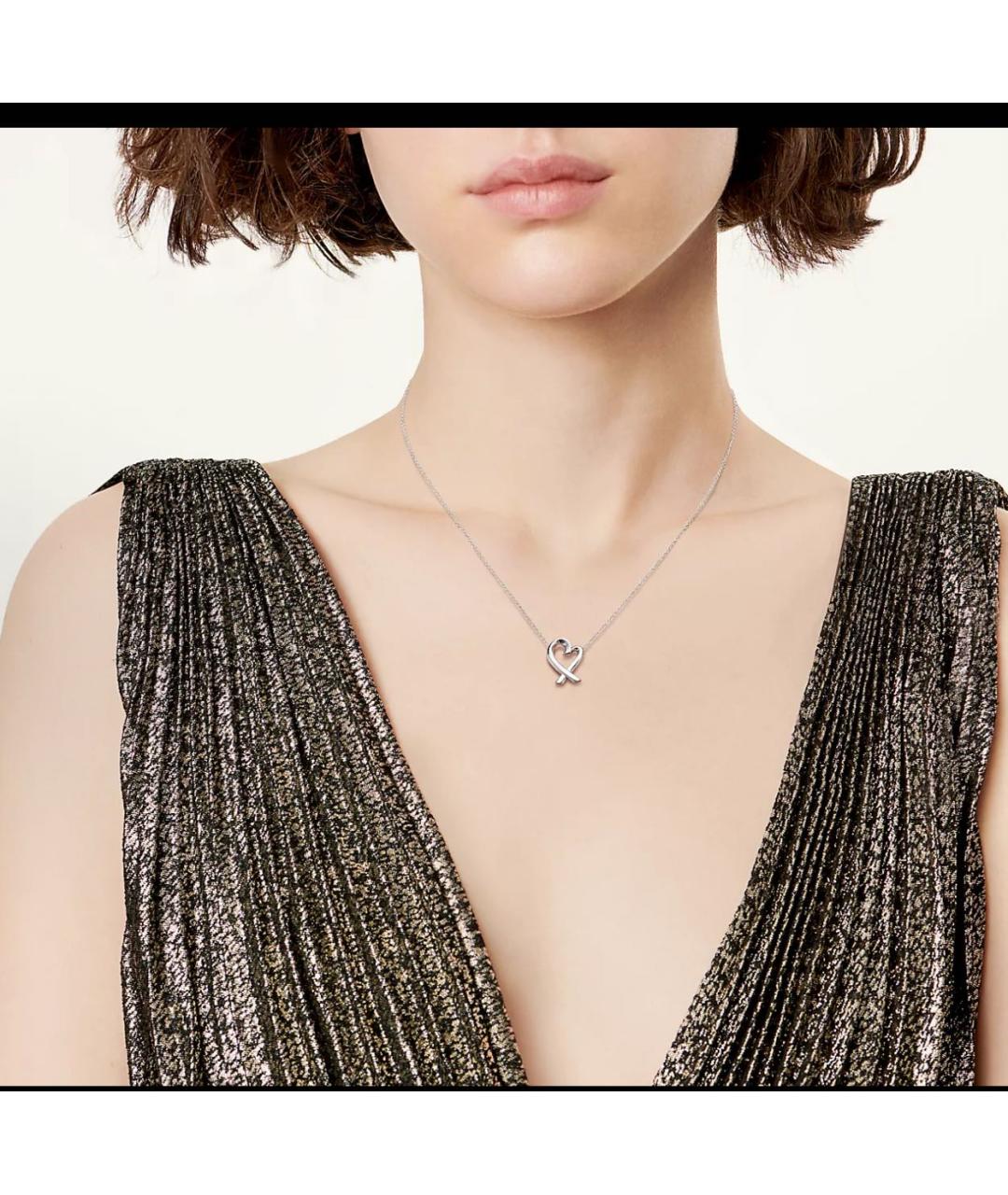 TIFFANY&CO Серебряная серебряная подвеска, фото 4
