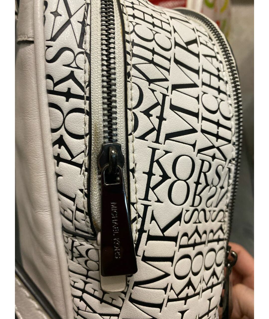 MICHAEL KORS Белый кожаный рюкзак, фото 7
