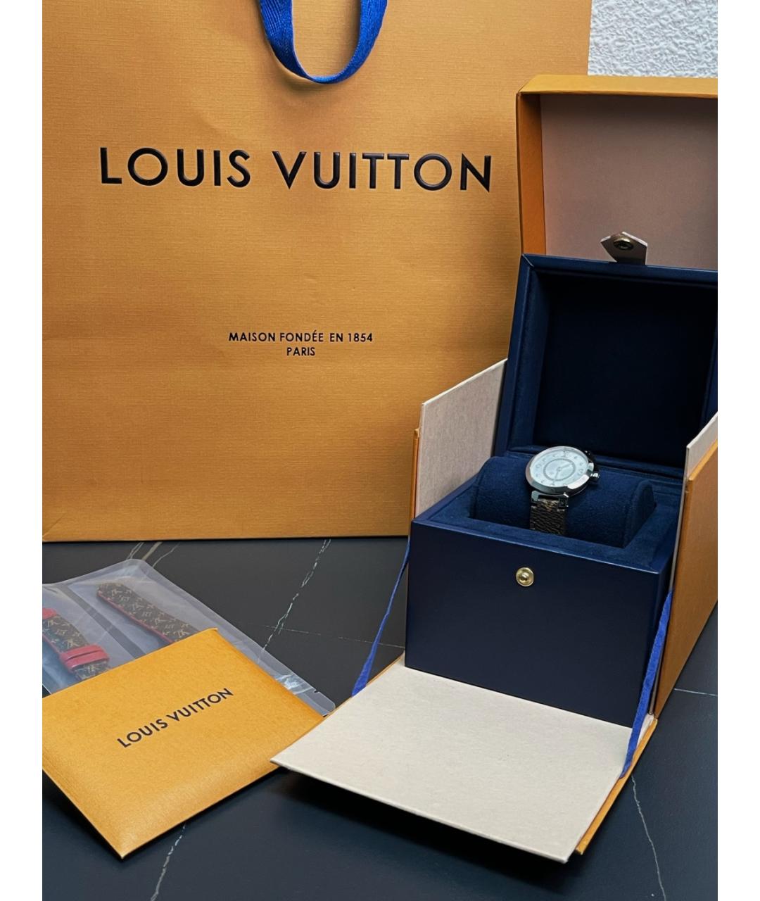 LOUIS VUITTON Белые часы, фото 3