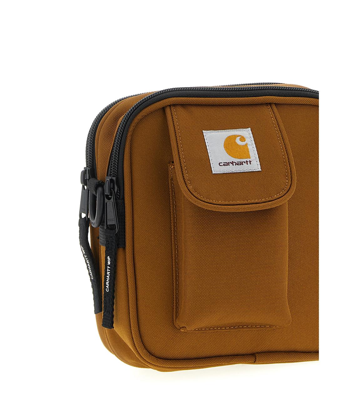 CARHARTT WIP Коричневая синтетическая сумка на плечо, фото 3