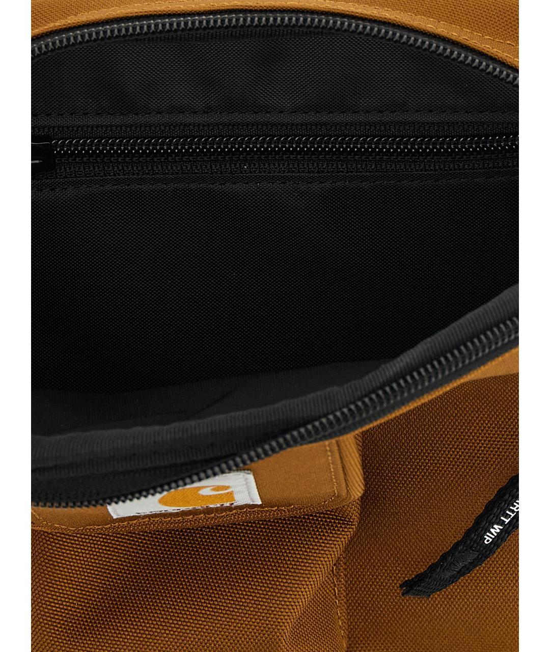 CARHARTT WIP Коричневая синтетическая сумка на плечо, фото 4