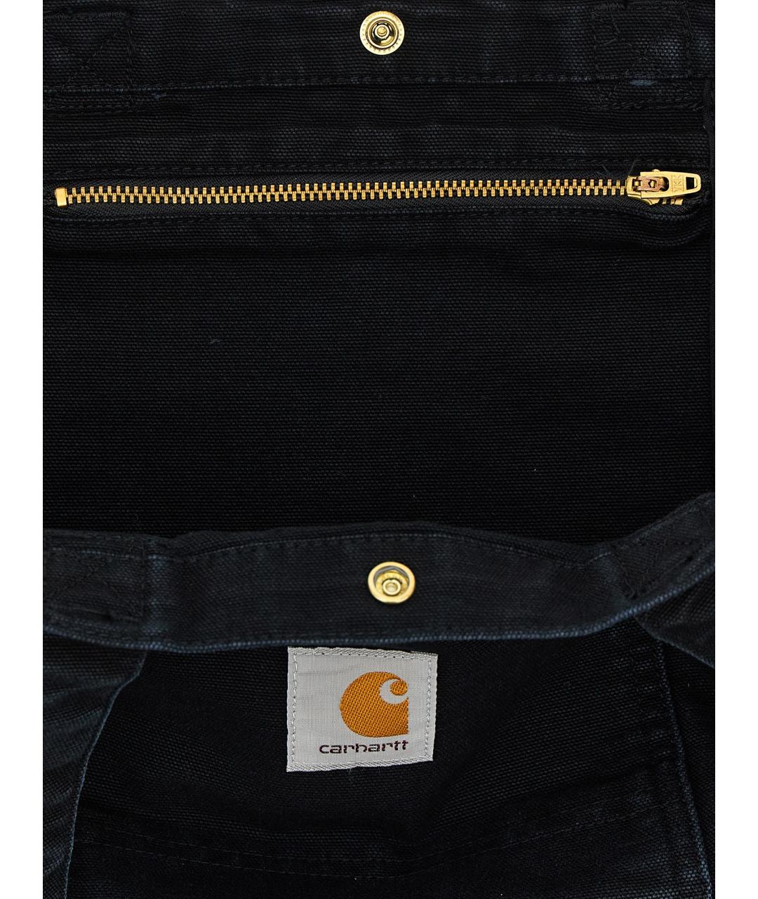 CARHARTT WIP Черная сумка тоут, фото 4